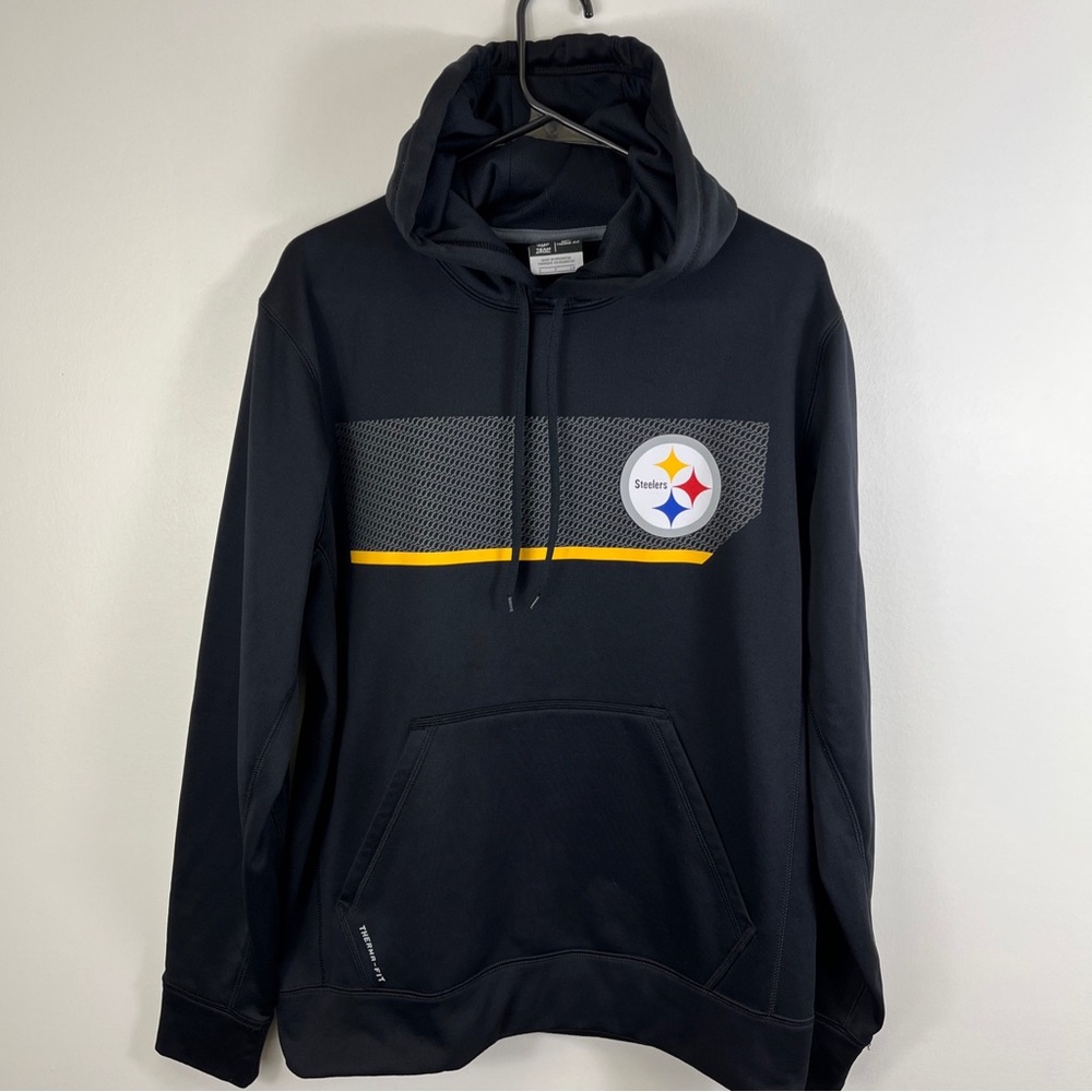 Pittsburgh Steelers NFL Pullover Hoodie Sweatshirt Adult Sz Small Nike